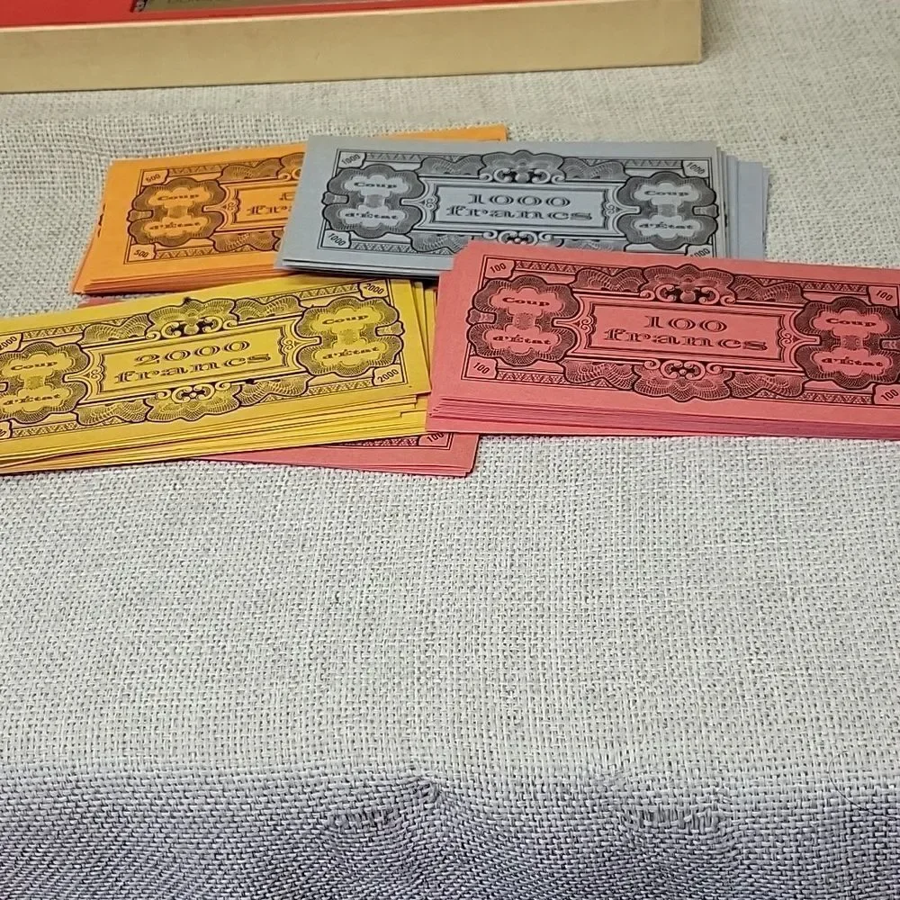 Vintage 1966 COUP D’ ETAT Game‎ Of Cards Parker Brothers Nice Condition